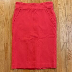 Ann Taylor High Waist Seamed Pencil Skirt in Double Knit